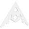 Ekena Millwork Pitch Robin Architectural Grade PVC Gable Pediment, 48"W x 28"H x 1"P (14/12) GPP048X028X100ROB - alternate 1